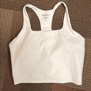 NOBULL Classic White Racerback Tank